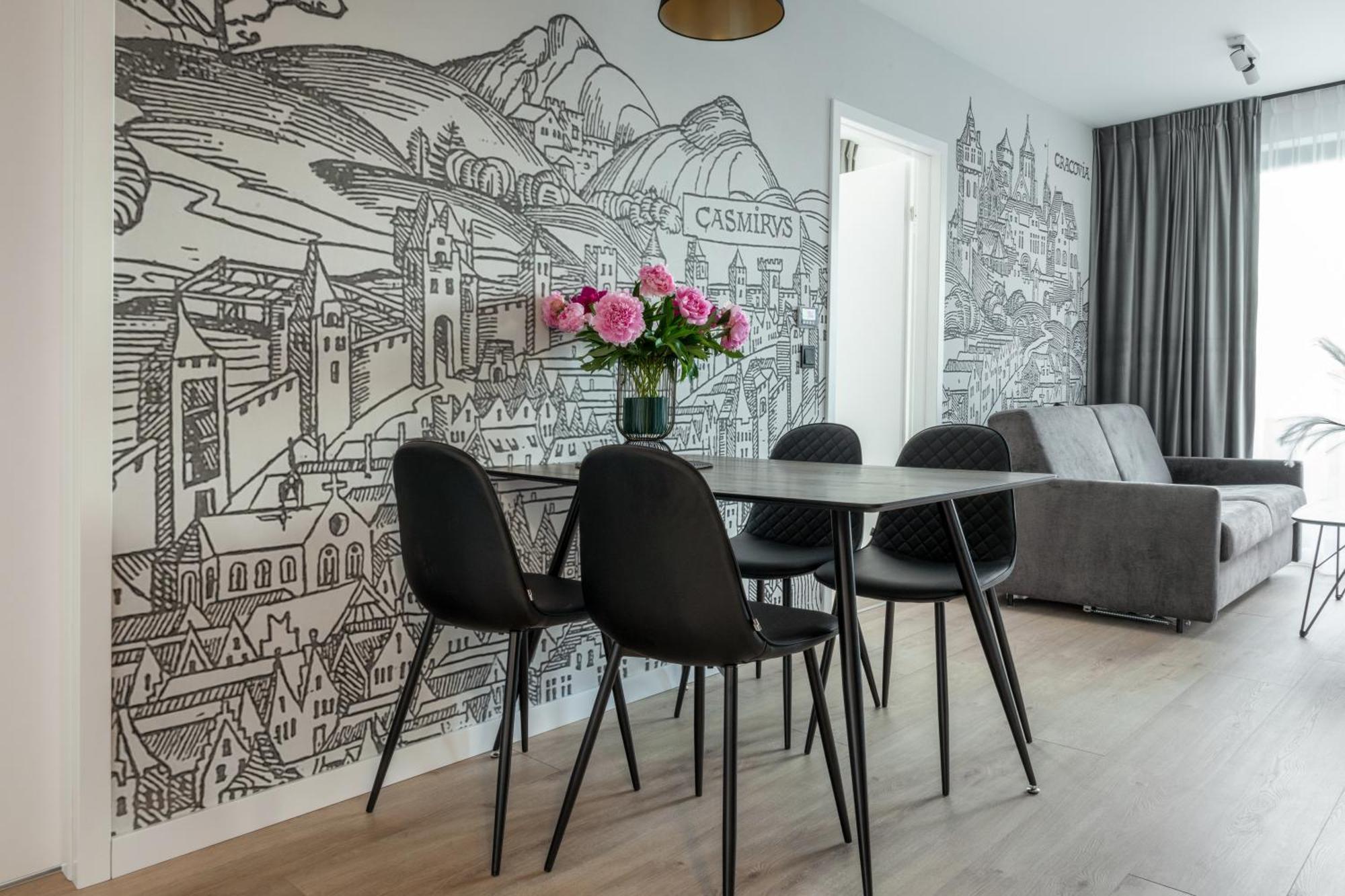 Inpoint Spacious Apartments Near Main Square & Kazimierz District Cracovia Habitación foto